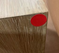 Open Box: Folsom Rectangular End Table (26") - Cerused Natural