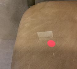 Open Box: Axel Leather Counter Stool (26") - Haven Tobacco