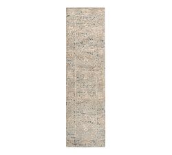 Open Box: Cascade Hand-Tufted Wool Rug, 2.5' x 9' - Mineral Blue