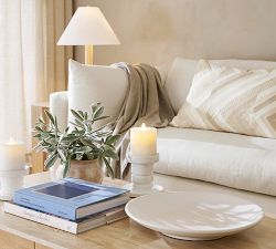 Faux Potted Faded Succulent