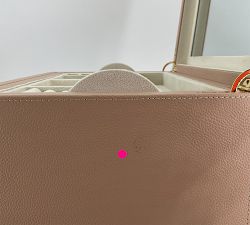 Open Box: Quinn Jewelry Box, Foil Debossed, Large - Blush