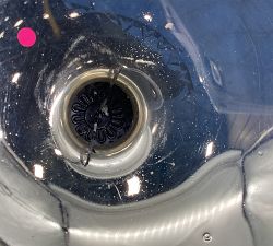 Open Box: Ornament Candlepot Disco Ball, Balsam Fir Vetiver, Large - Silver