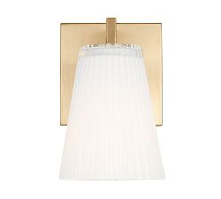 Wilbert Fluted Glass Single Sconce (7")
