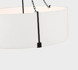 Sofia Linen Drum Large Pendant (36")