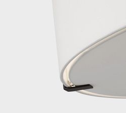 Sofia Linen Drum Large Pendant (36")