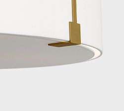 Sofia Linen Drum Large Pendant (36")