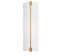 Sofia Linen Shade Single Medium Sconce (16")