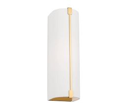 Sofia Linen Shade Single Medium Sconce (16")