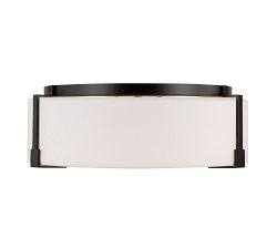 Sofia Linen Drum Medium Flushmount (14")