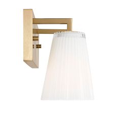 Wilbert Fluted Glass Double Sconce (7")