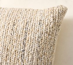 Sweater Knit Outdoor Pillow