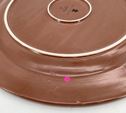 Open Box: Gingerbread Stoneware Charger Plates, Set of 4 - Brown