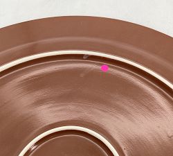 Open Box: Gingerbread Stoneware Charger Plates, Set of 4 - Brown