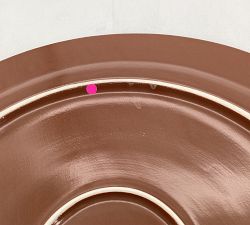 Open Box: Gingerbread Stoneware Charger Plates, Set of 4 - Brown