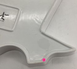 Open Box: Lark Handmade Porcelain State Platter, Texas - White