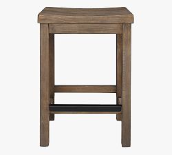 Open Box: Tyann Reclaimed Wood Counter Stool - Brown