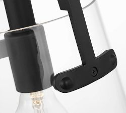 Charlotte Glass Small Pendant (7")