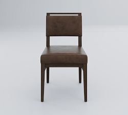 Neil Leather Dining Chair - Thumbnail 5