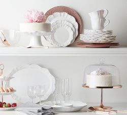 Monique Lhuillier Juliana Scalloped Mugs - Set of 4