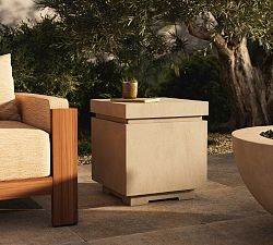 Aren Outdoor Concrete Square Propane Tank Cover