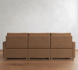 Westwood Slim Arm Leather Power Reclining Sofa (73"&ndash;106")