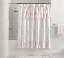 LoveShackFancy Ditsy Floral Shower Curtain