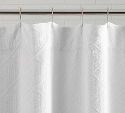 Monique Lhuillier Easton Matelasse Shower Curtain