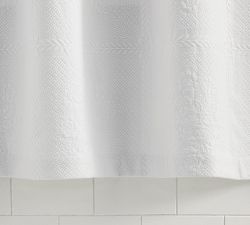 Floral Matelasse Shower Curtain