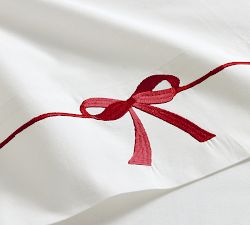 Monique Lhuillier Nell Embriodered Bow Sheet Set