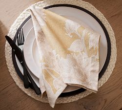 Sunflower Botanical Organic Cotton Napkins - Set of 4