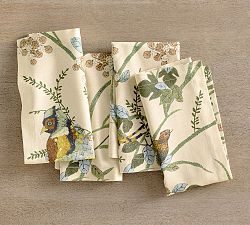 Pheasant Cotton Napkins - Set of 4