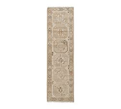 Open Box: Merrin Hand-Knotted Wool Rug, 2.5' x 9' - Stone Multi