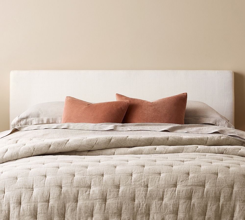 Arlo Upholstered Square Wall Mounted Headboard by Pottery Barn