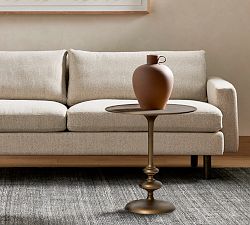 Sawyer Round Metal End Table