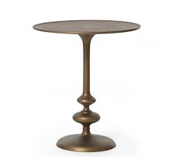Sawyer Round Metal End Table