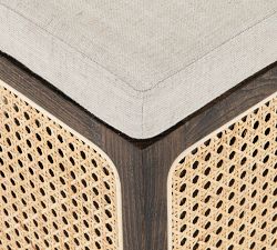 Tyrone Square Cane Ottoman