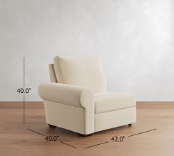 Build Your Own Big Sur Roll Arm Power Reclining Sectional