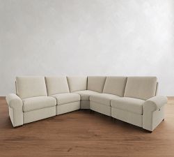 Turner Roll Arm Power Reclining L-Shaped Sectional (120")