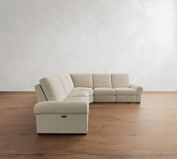 Turner Roll Arm Power Reclining L-Shaped Sectional (120")