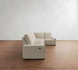 Turner Square Arm Reversible Power Reclining Sectional (117")