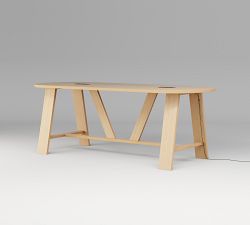 Keaton Elliptical Bar Height Dining Table (96"-144")