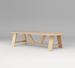 Keaton Elliptical Communal Dining Table (96"-144")