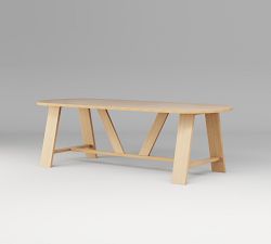 Keaton Elliptical Counter Height Communal Dining Table (96"-144")