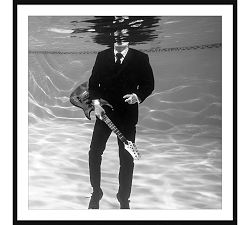 Fluid Strings Framed Print