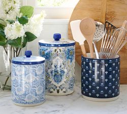 Kravet Arboretum Stoneware Canisters