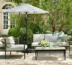 Kravet Premium 9' Round Outdoor Patio Umbrella