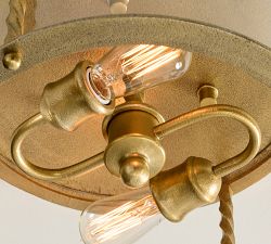 Valley Lantern Metal Outdoor Flush Mount (17")