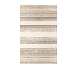 Open Box: Serene Outdoor Performance Striped Rug, 5' x 8' - Sand Multi