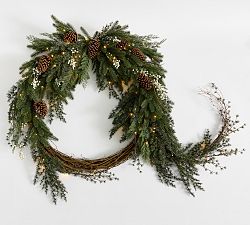Open Box: Lit Avant-Garde Wreath (48")