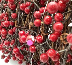 Open Box: Lit Red Berry Tree Topper